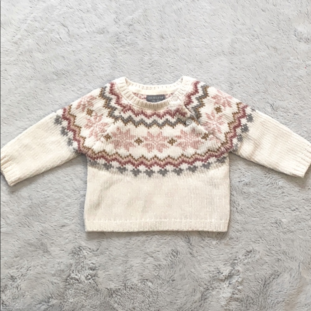 Baby Chenille Girl Holiday Sweater